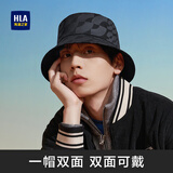 海澜之家（HLA）帽子男士渔夫帽休闲百搭户外运动帽登山遮阳大头围潮流 双面可戴