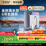 史密斯（A.O.SMITH）佳尼特蓝鲸1000G 家用净水器厨房专用台下用净水机直饮一体机 6年RO膜 冠军之选CR2500AE1