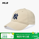 MLB帽子男女情侣棒球帽软顶鸭舌帽休闲运动帽四季3ACP6601N-50BGP-F