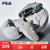 FILA斐乐女鞋跑步鞋情侣同款老爹鞋FILA MARS火星鞋男鞋休闲运动鞋 【女款】奶白/木薯粉-GT 37.5