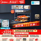 美的（Midea）嵌入式微蒸烤一体机GR6 55L 全域双彩屏 家用蒸烤箱R6（支持鸿蒙智联）
