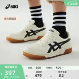 亚瑟士ASICS男鞋女鞋运动休闲鞋复古篮球鞋百搭板鞋 COURT MZ 米白色/黑色 39.5