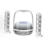 华强北harman·kardon 音响 SoundSticks 4 水晶四代 蓝牙连接 桌面立体音响 墨金典藏/黑/白色 水晶四代 白色 海外版
