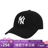 MLB官方男女帽子软顶棒球帽休闲鸭舌帽户外运动春夏遮阳帽母亲节礼物 纽约洋基队/黑色/66 均码 F