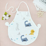 韩贝蓓婴儿肚兜 纯棉新生儿纱布宝宝内衣护肚儿童肚围防着凉 AG220 小码(3条装)