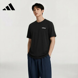 阿迪达斯（adidas）男女同款夏季凉爽运动速干针织短袖JJ0621 七夕礼物