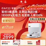 石头（roborock）【保价618】扫地机器人扫拖一体 P20 自动上下水版 自动集尘洗拖布烘干补水擦地拖地 A1690RR