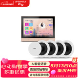 山水（SANSUI）T2 吸顶音响喇叭 5.1家庭影院音响套装 背景音乐客厅 吊顶喇叭 音箱功放家用 T2【智能音乐主机+4个6.5吋喇叭】