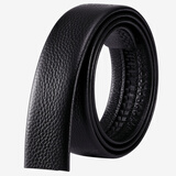 奥益杨 520送不带扣头情人节腰带520条男款头无扣带身 皮带身+黑色