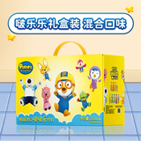 啵乐乐（Pororo）韩国原装进口儿童果汁草莓蓝莓牛奶混合口味12瓶礼盒露营零食