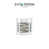 依慧达（Evita Peroni ）【明星同款】高弹力橡皮筋发绳女高马尾扎头发头绳发圈儿童 浅灰色-粗款(单色)【6根装】