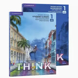 速发新版THINK第二版剑桥THINK剑桥英语教材中学think Starter1-5 1级课本+练习册