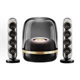 华强北harman·kardon 音响 SoundSticks 4 水晶四代 蓝牙连接 桌面立体音响 墨金典藏/黑/白色 墨金典藏版 海外版