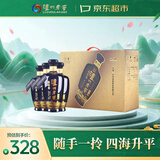 泸州老窖蓝花瓷头曲 浓香型白酒 52度 500ml *4瓶 整箱