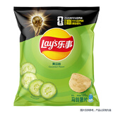 乐事（Lay's）薯片 黄瓜味 135克 休闲零食 膨化食品