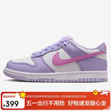 耐克NIKE女子大童休闲鞋 DUNK 运动鞋HQ1185-161紫色 37.5