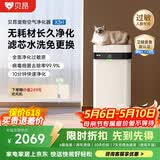贝昂无耗材空气净化器专业除过敏原消毒杀菌除甲醛除烟味家用空气消毒机除过敏原认证X3H鸿蒙版