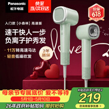 松下（Panasonic）高速护发吹风机家用负离子大功率不伤发电吹风速干吹风筒生日母亲节情人节礼物小森林EH-NE6L