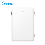 美的（Midea）116L单门小冰箱白色复古双温冷藏冷冻客厅办公室租房宿舍美妆家用办公小型迷你冰箱BCD-116M