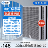 简克（JIANKE）适配飞利浦空气净化器滤芯过滤网AC4076 FY6177AC6606/AC6608/6710