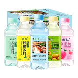 名仁无汽苏打水饮料弱碱饮用水原味柠檬芦荟水蜜桃芒果375ml*24瓶 现有口味组合375ml*24瓶