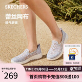 斯凯奇（Skechers）春季女鞋舒适百搭软底健步鞋网面透气单鞋休闲鞋896020