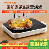 九阳（Joyoung）围炉煮茶电陶炉电磁炉家用新型电磁灶电池炉2200W大功率猛火低音低辐射多锅具适配火锅炉C22S-X9