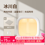 几素加湿器桌面小型办公桌卧室宿舍迷你便携无线空气婴儿床头办公室充电车载礼品生日礼物女香薰机加湿 【白色+8根滤芯】温馨夜灯+防干烧保护