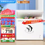 荣事达（Royalstar）冰柜商用大容量全冷冻卧式冰柜家用冷藏冷冻两用冷柜双温商用大冰柜冷冻柜展示柜 【178升单温微霜】长0.88米 | 单温铜管