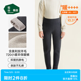 松山棉店【小暖羊】儿童保暖秋裤羊毛打底棉裤加厚加绒男女内穿打底裤校服 巨厚暖720-深灰（-20~-10°C） 130 cm 25-35KG