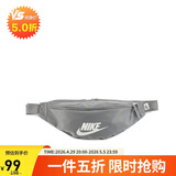 耐克（NIKE）男女腰包 单肩包斜挎包胸包休闲包DB0490-084 灰色