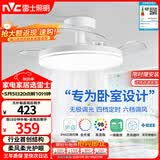 雷士（NVC）枕边风风扇灯吊扇北欧餐厅卧室全光谱1级能效IP65三防一体36瓦
