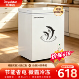 荣事达（Royalstar）小冰柜家用小型冷冻保鲜迷你冷藏商用卧式冷柜单用储母乳柜节能省电 【178升级加厚 可囤280斤肉 铜管制冷】