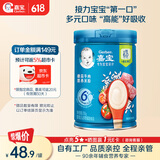 嘉宝（GERBER）番茄牛肉谷物高铁米粉婴幼儿米粉宝宝辅食米糊250g6月+100%真验厂