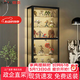 信京 手办展示柜乐高高达模型展示架泡泡玛特收纳陈列柜透明玻璃展柜