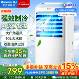 格力（GREE）空调扇家用冷风扇客厅卧室节能遥控制冷小空调扇办公移动省电冷风机负离子加湿单冷风扇水冷电扇 【26年语音智控新品】KS-10X63DVg