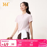 361°t恤女夏季新款运动polo衫速干休闲跑步健身短袖上衣662624111H-2