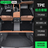 车丽友定制全包围TPE汽车脚垫尾箱垫适用于特斯拉modely3极狐阿尔法s5t6