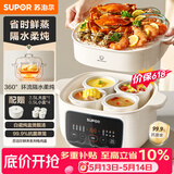 苏泊尔（SUPOR）【价保618】电炖锅电炖盅隔水炖家用多功能煲汤炖汤盅陶瓷燕窝炖盅一盅五胆蒸炖一体 DZ25YC886