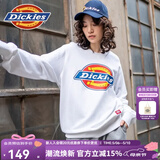 Dickies 【经典款】卫衣 男女同款大logo印花圆领卫衣 卫衣男7059 白色 2XL