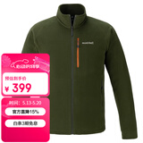 mont·bell 户外抓绒衣冲锋衣内胆男轻薄开衫内搭保暖上衣 1114881 DGN深绿色 L