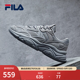 斐乐（FILA）跑步鞋老爹鞋男鞋FILA MARSⅡ火星二代情侣款复古运动鞋休闲鞋 合金灰-AL-F12M131116F 40