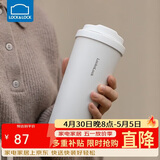 乐扣乐扣（LOCK&LOCK）保温杯遇见元气保温保冷咖啡杯弹跳盖男女颜值水杯550ML白色