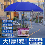 八海鸟遮阳伞户外太阳伞摆摊专用大雨伞加固加厚结实抗风庭院广告帐篷伞