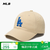 MLB帽子男女情侣棒球帽软顶鸭舌帽休闲运动帽四季3ACP6601N-07BGS-F