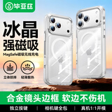 毕亚兹【相机按键全包丨冰晶壳】 适用苹果18promax手机壳 iphone17promax保护套透明超薄防摔磁吸JK1057