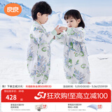 良良（liangliang）婴儿睡袋夏季空调房防踢被宝宝纯棉可拆袖儿童睡袋 林中歌·春秋款【适合20-25℃】 S（建议身高60-75cm）