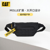 卡特（CAT）战术胸包户外手机包运动腰包斜挎包男士战术MOLLE扩展黑色84607