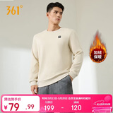361°卫衣男装春季长袖运动服休闲圆领宽松加绒上衣服652344801D-8