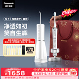 松下电动牙刷冲牙器进口双马达超声波洁牙器去渍护龈适用生日520礼物送男女友洁牙套装PDP67银+1520
